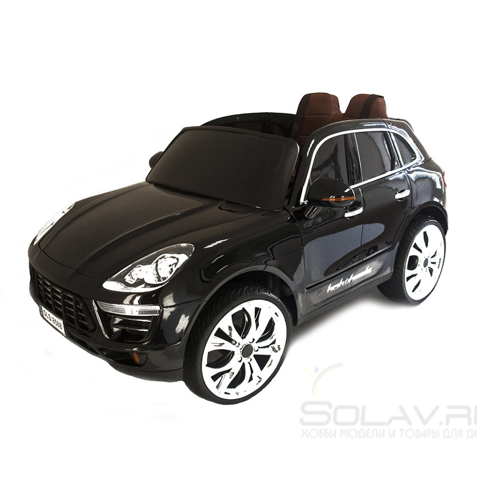 Детский электромобиль Porsche Macan S Black 12V 2.4G - QLS-8588 купить в  Одинцово по низкой цене в интернет-магазине Solav